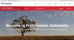 Desktop Screenshot of professionalsjimboomba.com.au